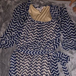 Speechless Navy Blue Dress